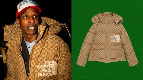 gucci and north face collaboration|the north face gucci puffer.